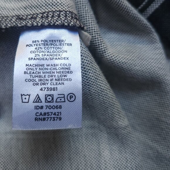 ANN TAYLOR Grey White Windowpane Shift Sheath Dress size 4 Petite - Picture 5 of 6